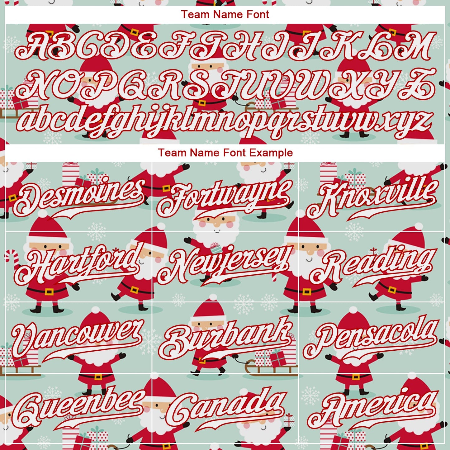 Custom Green Red-White Christmas 3D Authentic Baseball Jersey - Sky-Custom