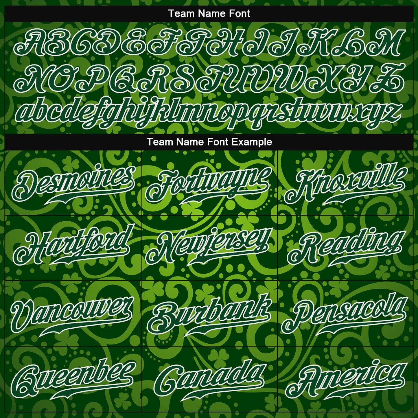 Custom Green Green-White 3D Pattern Design Authentic St. Patrick's Day Baseball Jersey - Sky-Custom