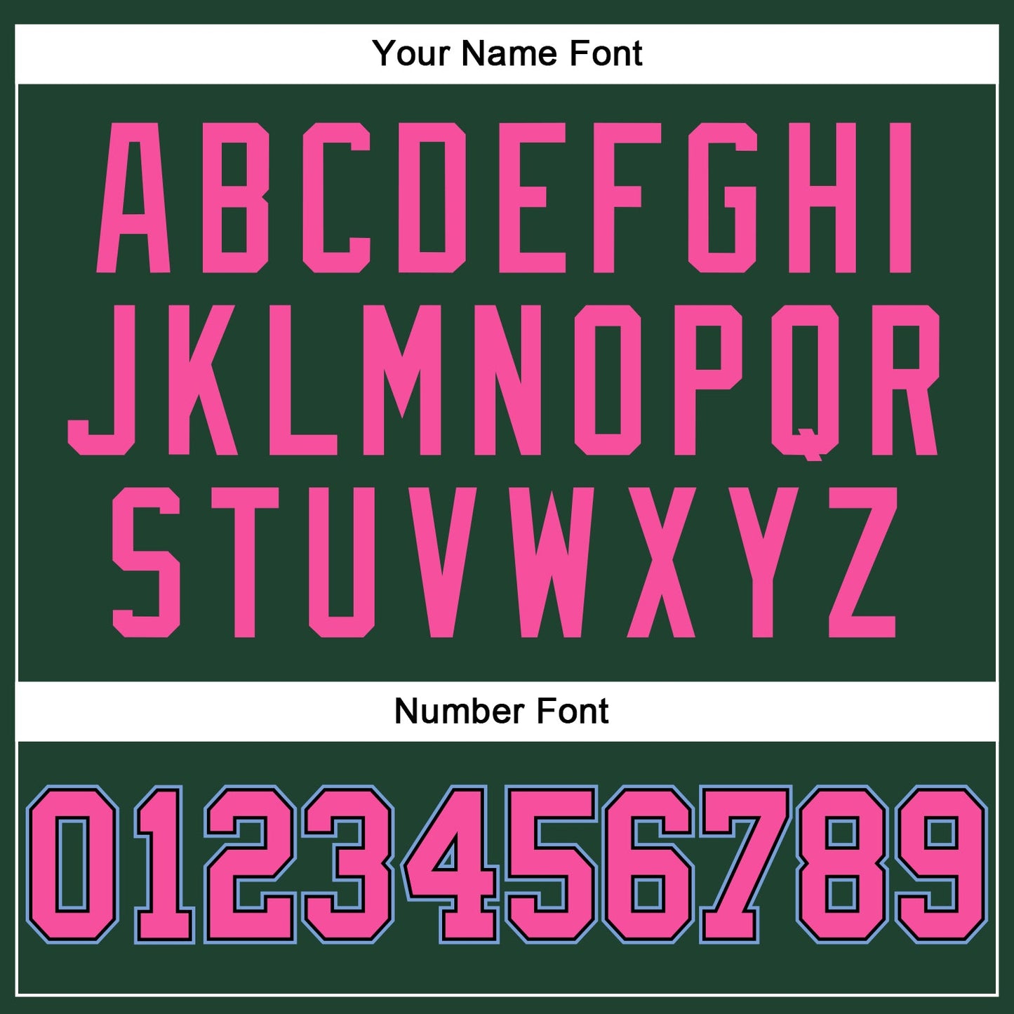 Custom Hunter Green Pink-Light Blue Authentic Throwback Basketball Jersey - Sky-Custom