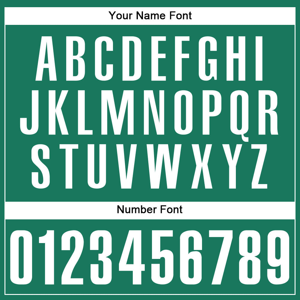 Custom Kelly Green White Authentic Baseball Jersey - Sky-Custom