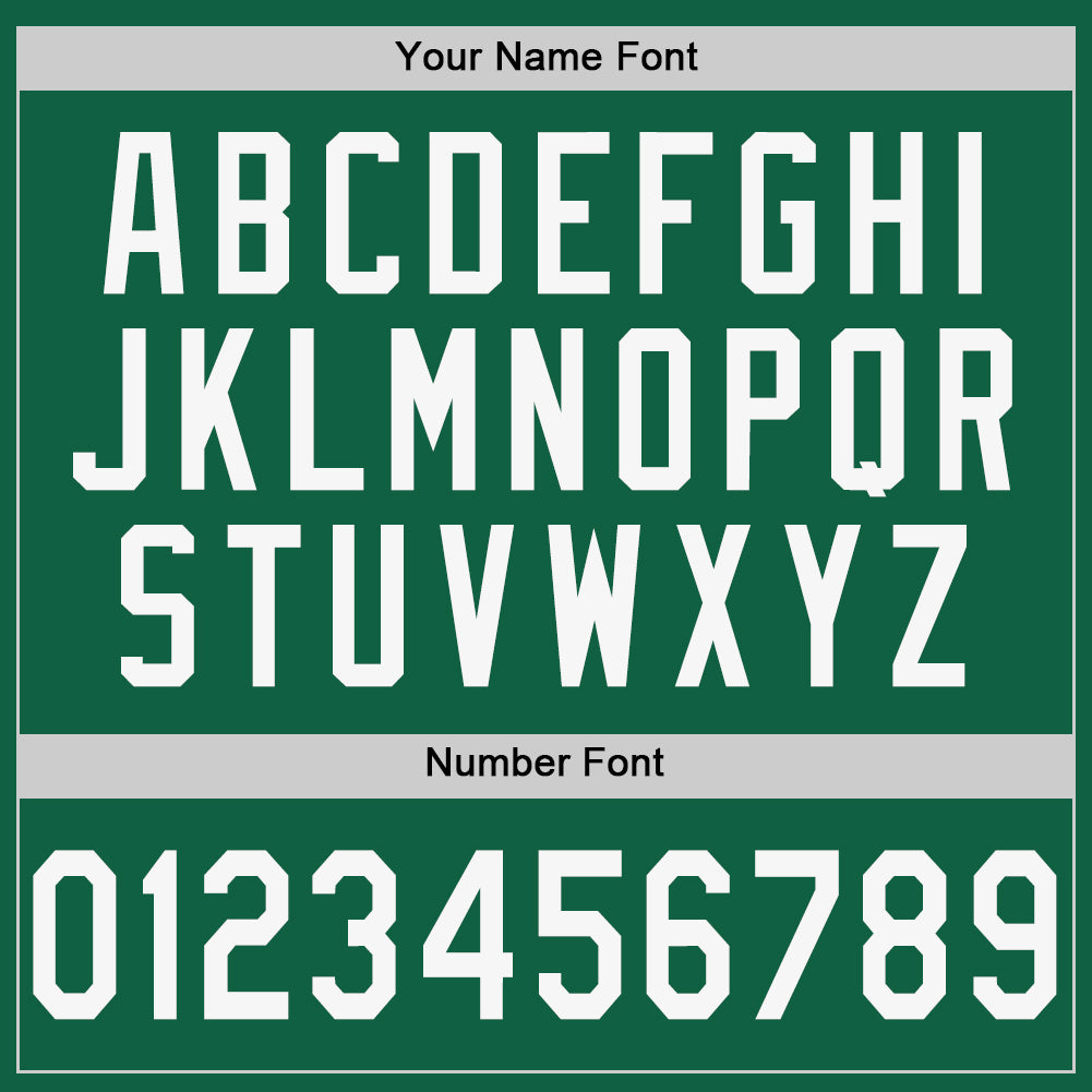 Custom Kelly Green White-Red Authentic Baseball Jersey - Sky-Custom