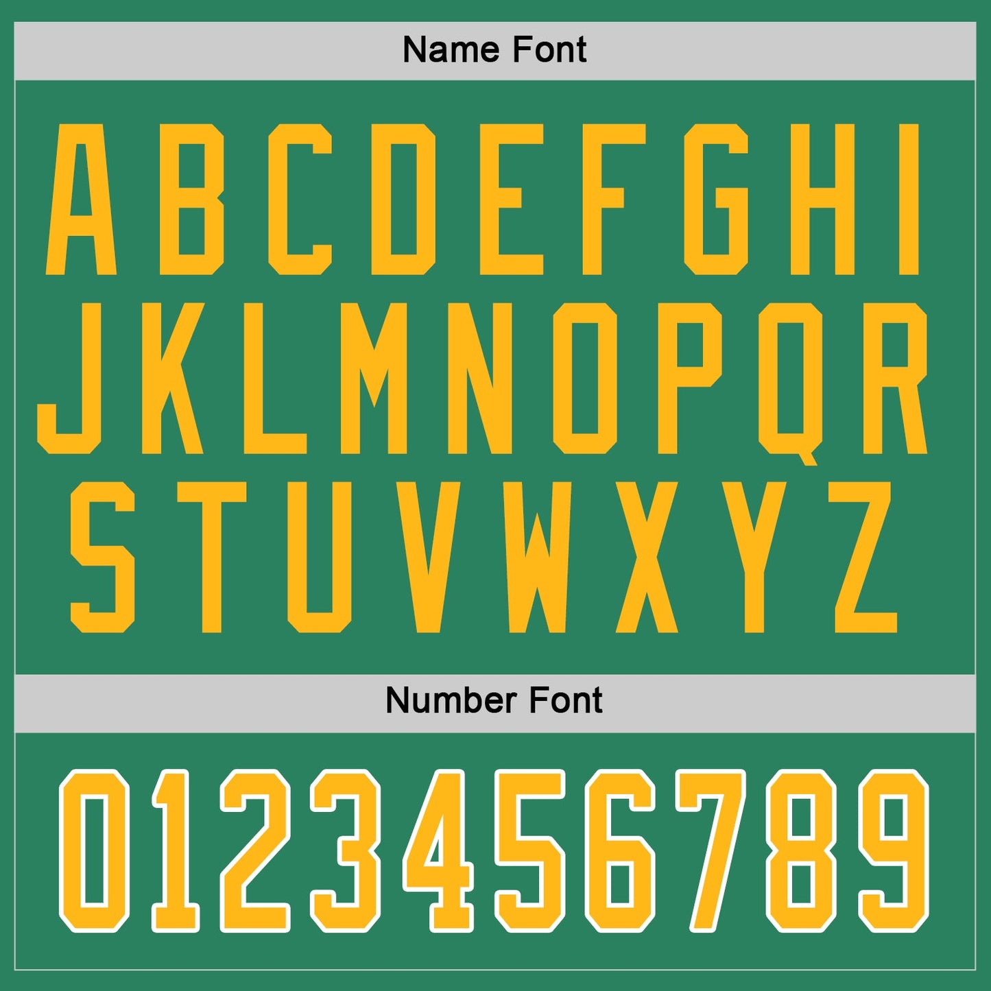 Custom Kelly Green Gold-White Hockey Jersey - Sky-Custom