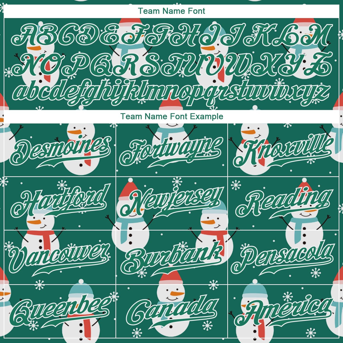 Custom Kelly Green Kelly Green-White Christmas 3D Authentic Baseball Jersey - Sky-Custom