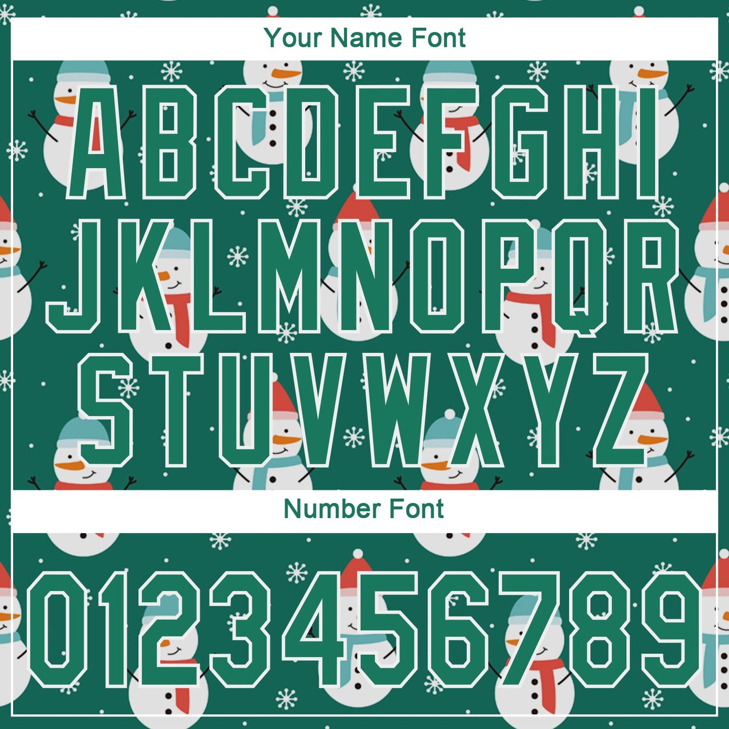 Custom Kelly Green Kelly Green-White Christmas 3D Authentic Baseball Jersey - Sky-Custom