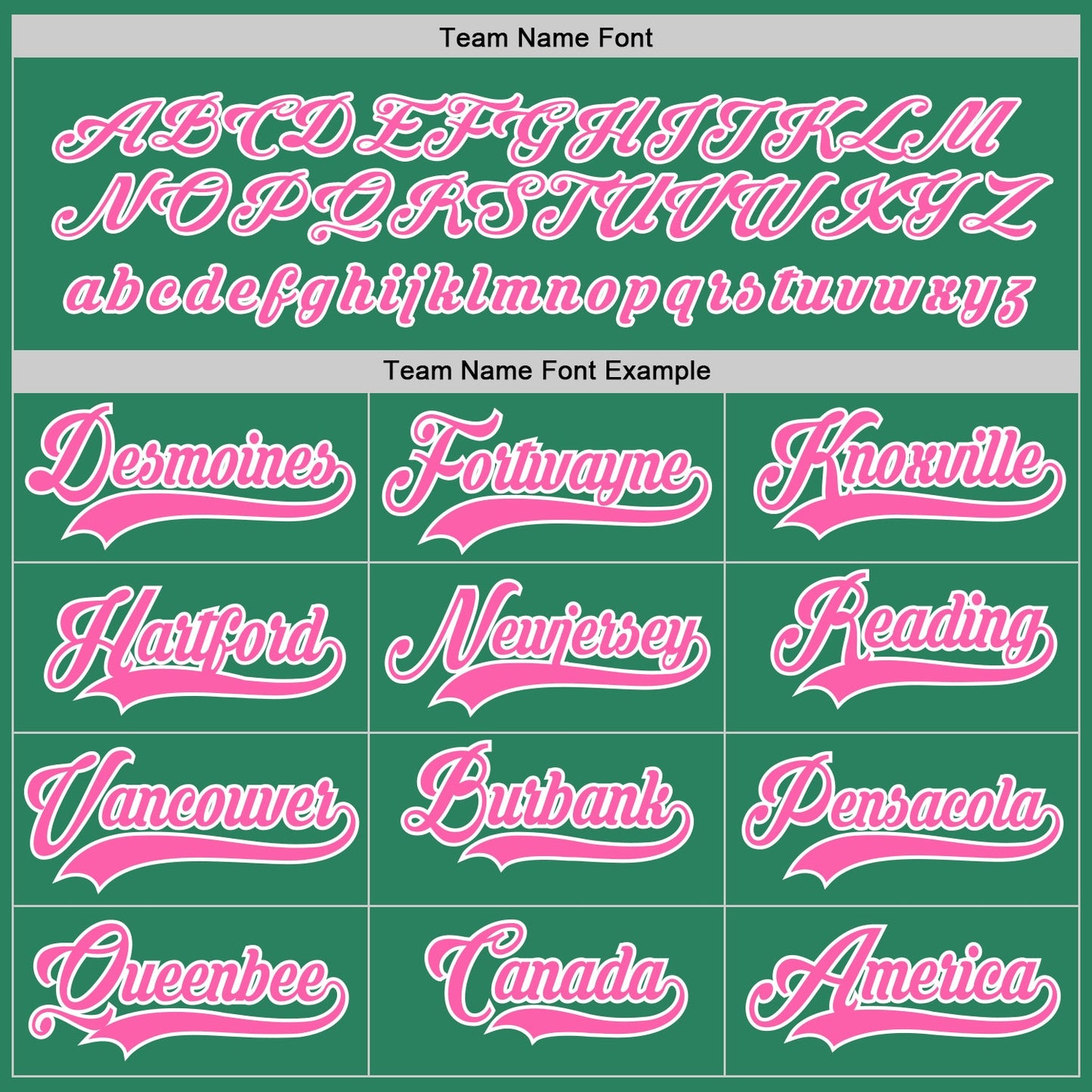 Custom Kelly Green Pink-White Hockey Jersey - Sky-Custom