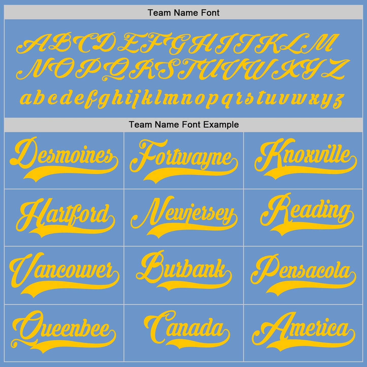 Custom Light Blue Gold Hockey Jersey - Sky-Custom