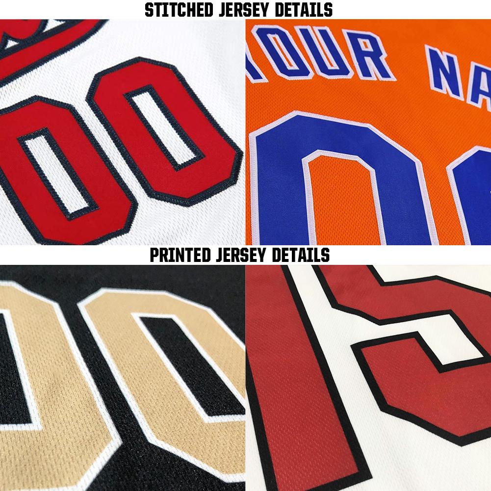 Custom Navy Gold Baseball Jersey - Sky-Custom