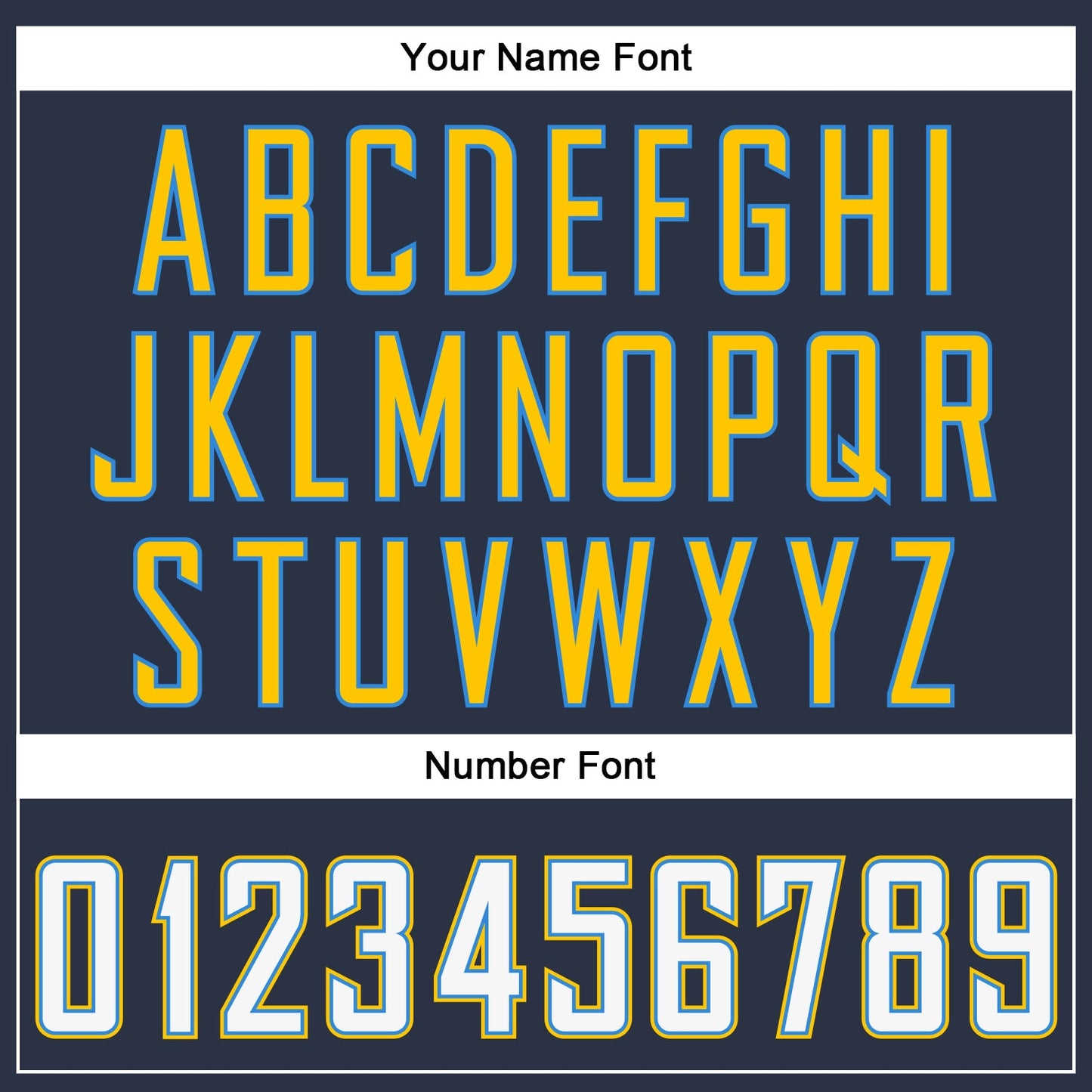 Custom Navy White-Powder Blue Mesh Authentic Throwback Football Jersey - Sky-Custom