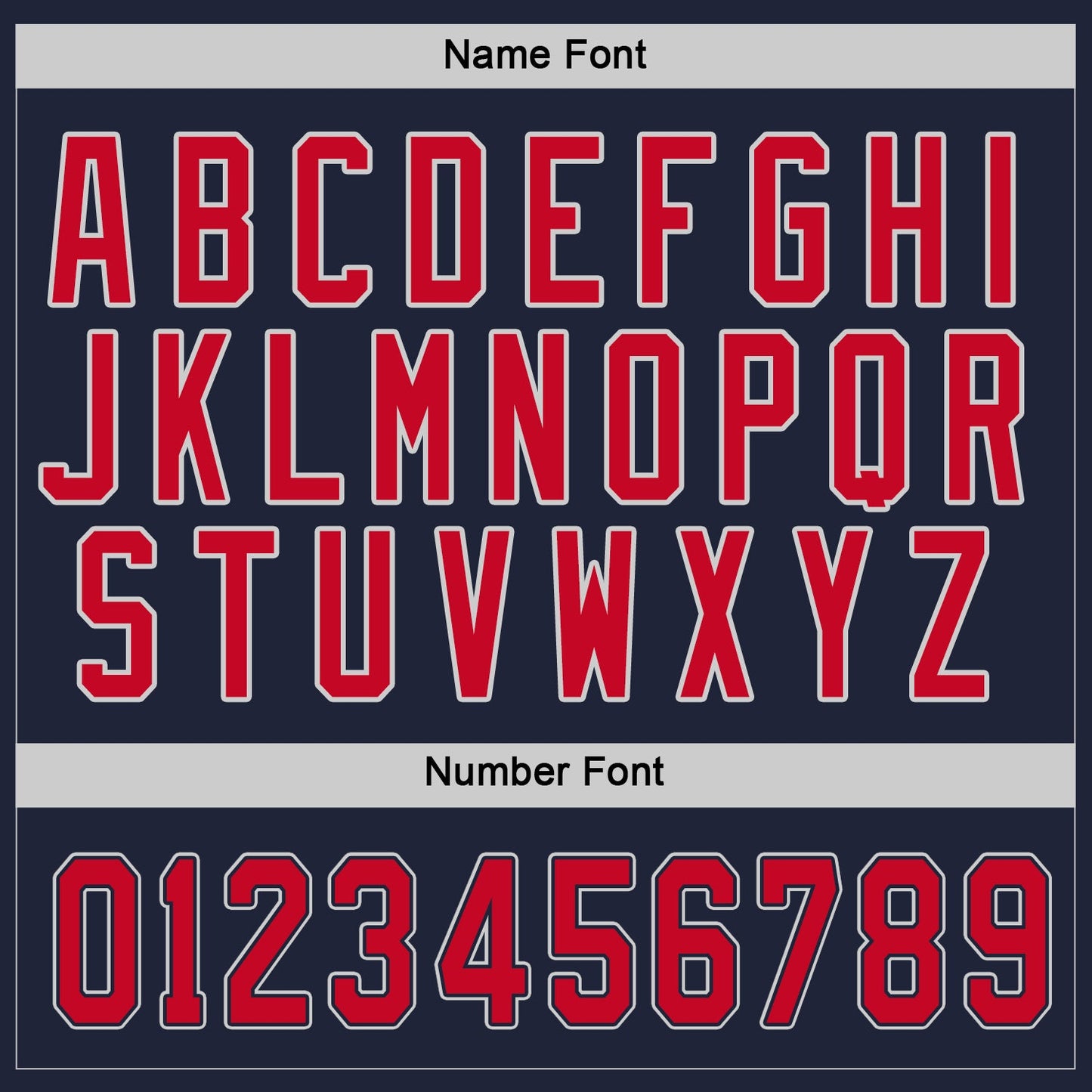 Custom Navy Red-Gray Hockey Jersey - Sky-Custom