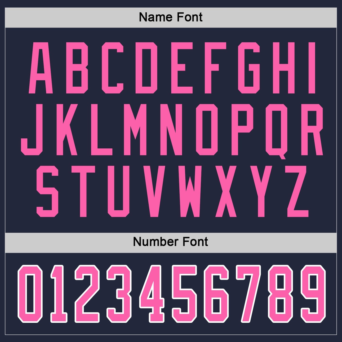 Custom Navy Pink-White Hockey Jersey - Sky-Custom