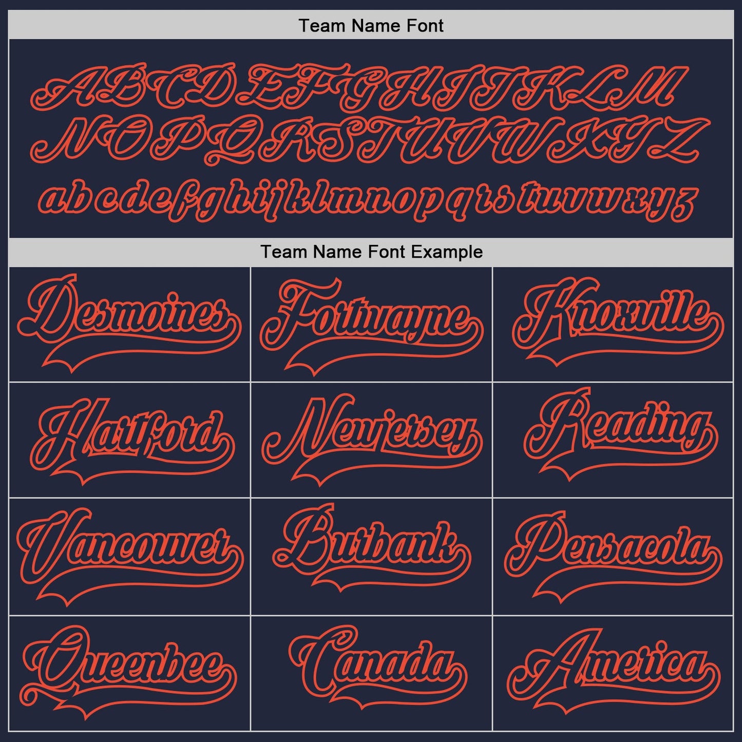 Custom Navy Navy-Orange Hockey Jersey - Sky-Custom