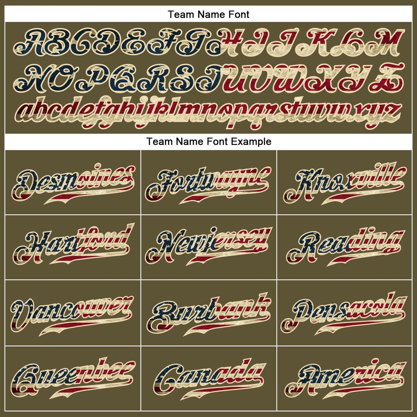 Custom Olive Vintage USA Flag-Cream Authentic Salute To Service Baseball Jersey - Sky-Custom