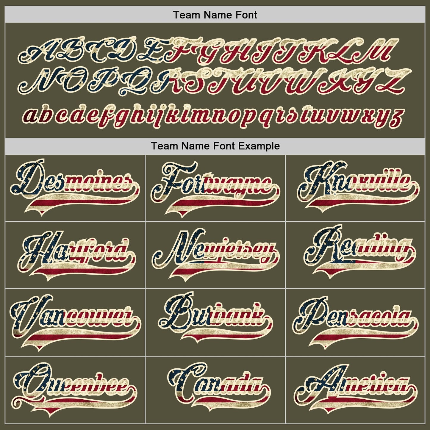 Custom Olive Vintage USA Flag-Cream Salute To Service Hockey Jersey - Sky-Custom