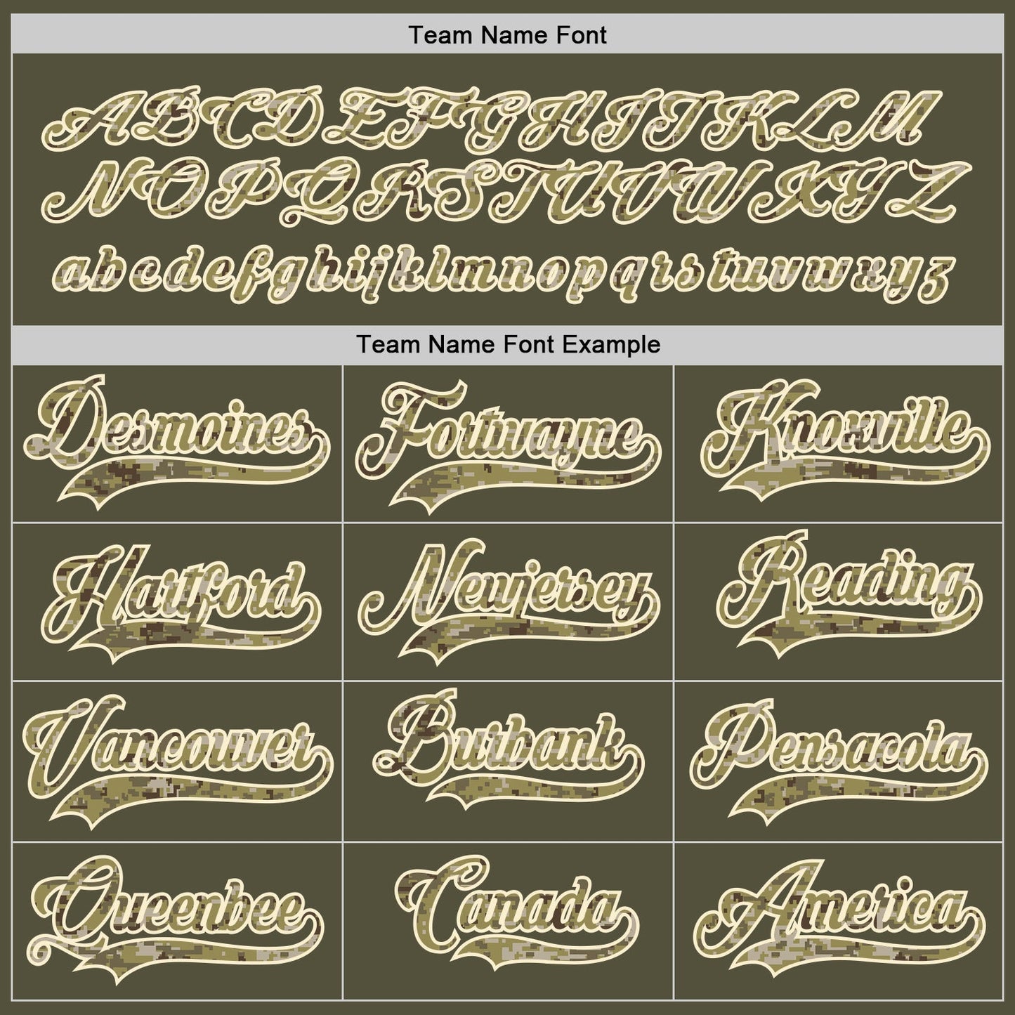 Custom Olive Camo-Cream Salute To Service Hockey Jersey - Sky-Custom