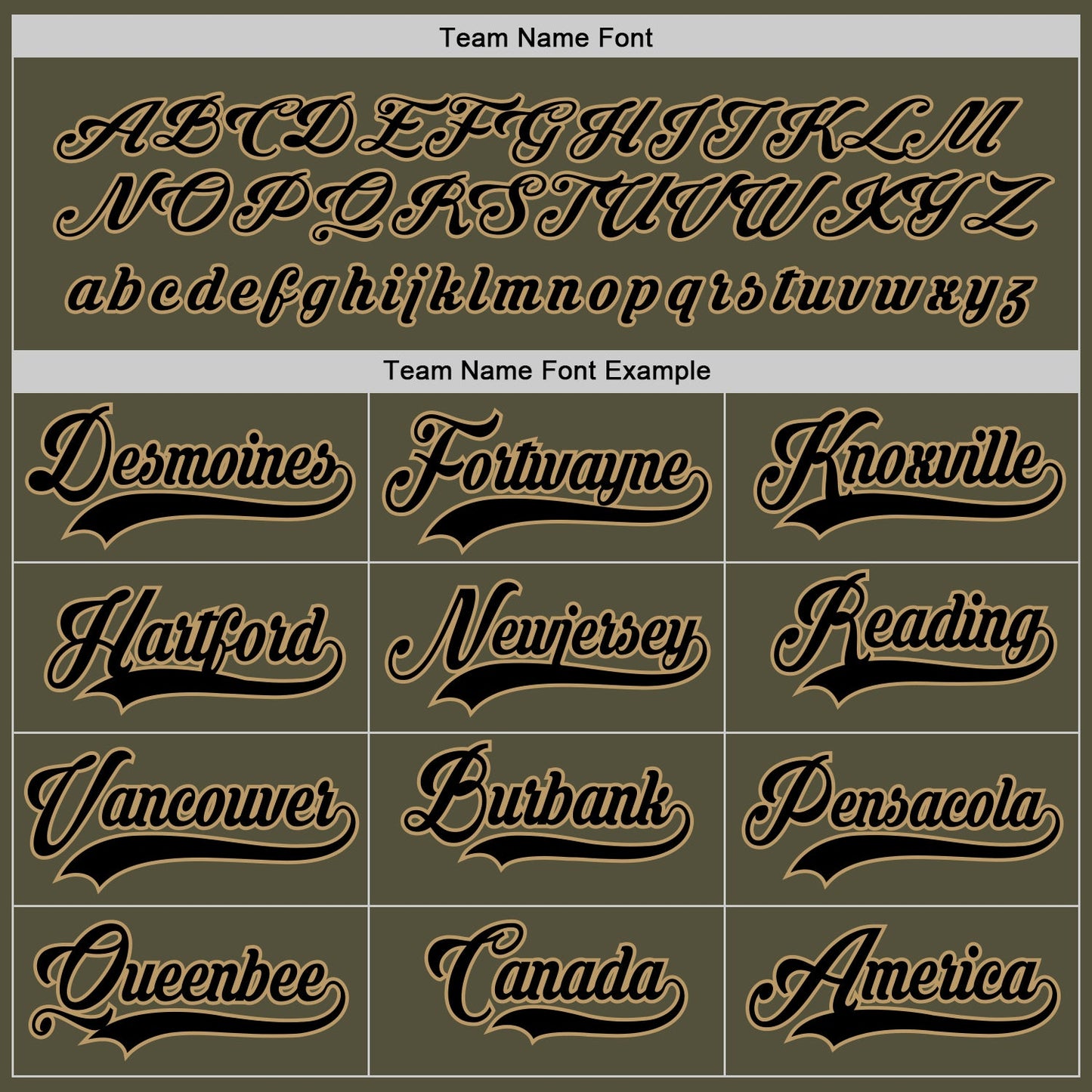 Custom Olive Black-Old Gold Salute To Service Hockey Jersey - Sky-Custom