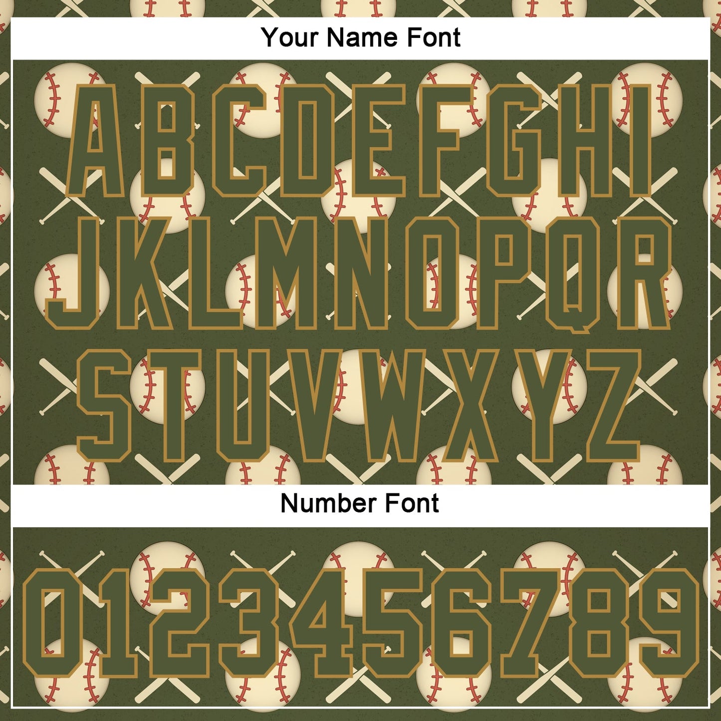 Custom Olive Olive-Old Gold 3D Pattern Design Authentic Salute To Service Baseball Jersey - Sky-Custom