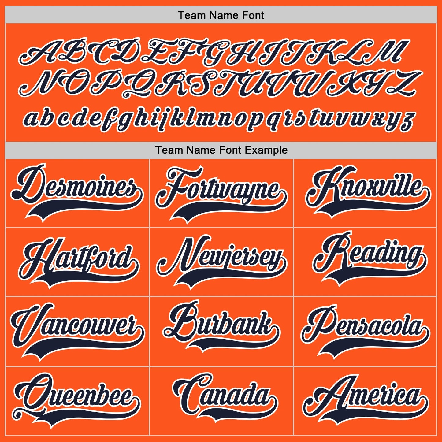 Custom Orange Navy-White Hockey Jersey - Sky-Custom