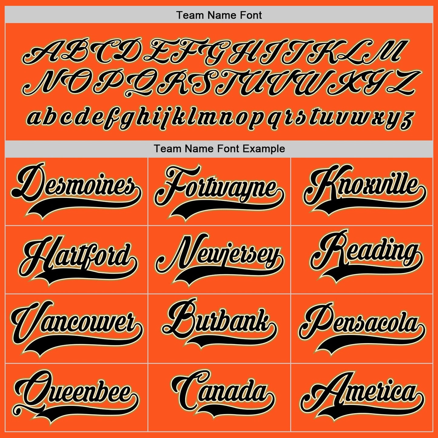 Custom Orange Black-Cream Hockey Jersey - Sky-Custom