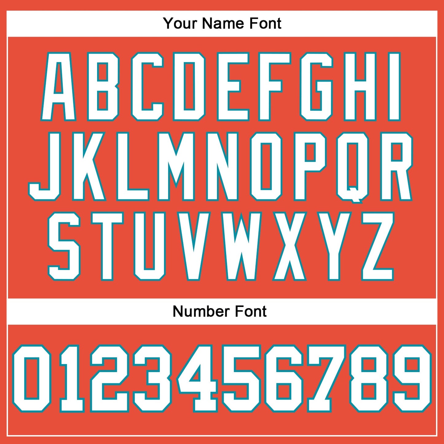 Custom Orange White-Teal Authentic Throwback Basketball Jersey - Sky-Custom