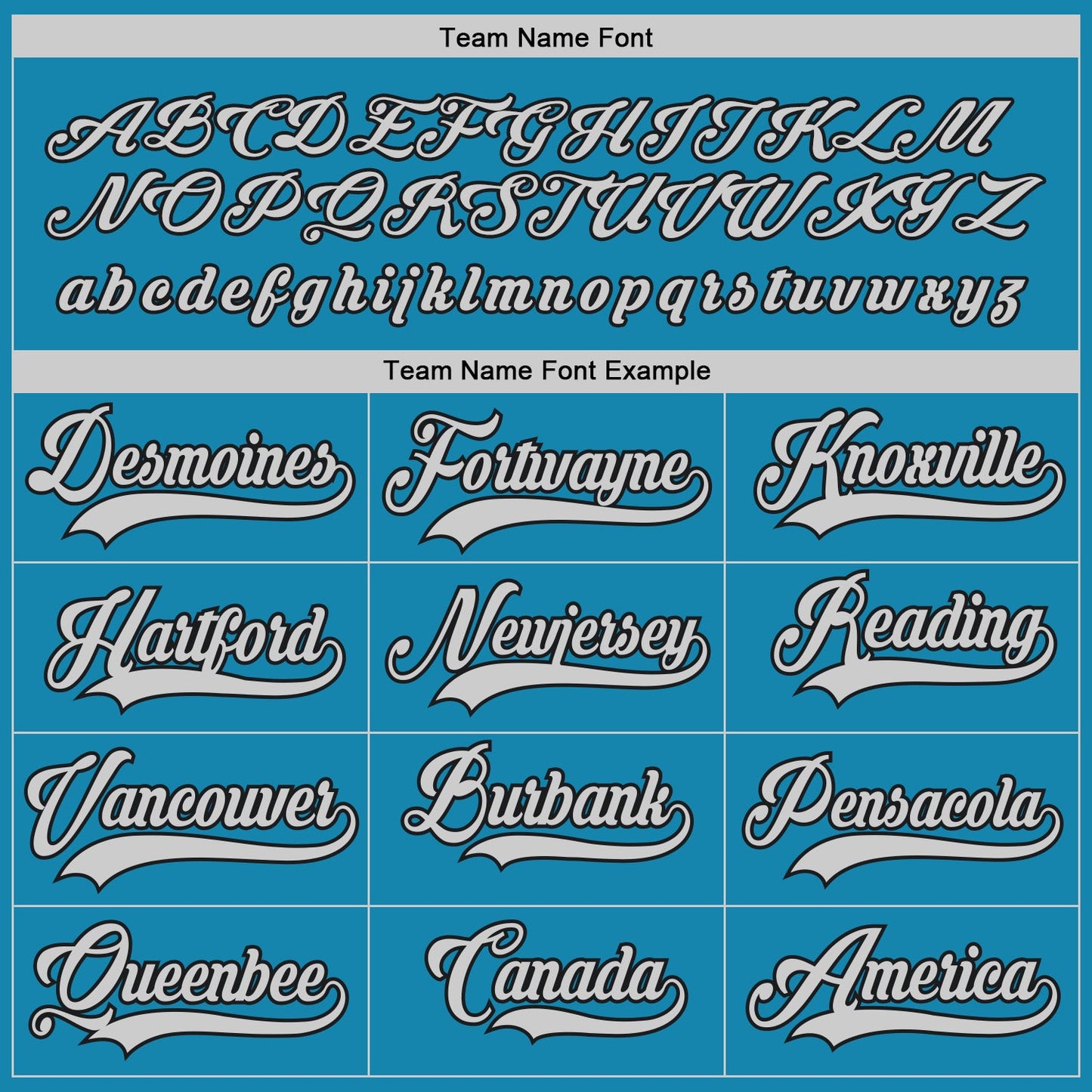 Custom Panther Blue Gray-Black Hockey Jersey - Sky-Custom