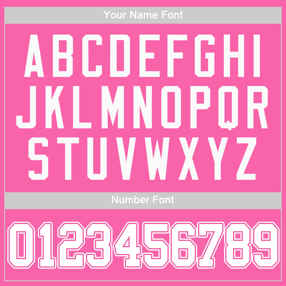 Custom Pink White Authentic Baseball Jersey - Sky-Custom