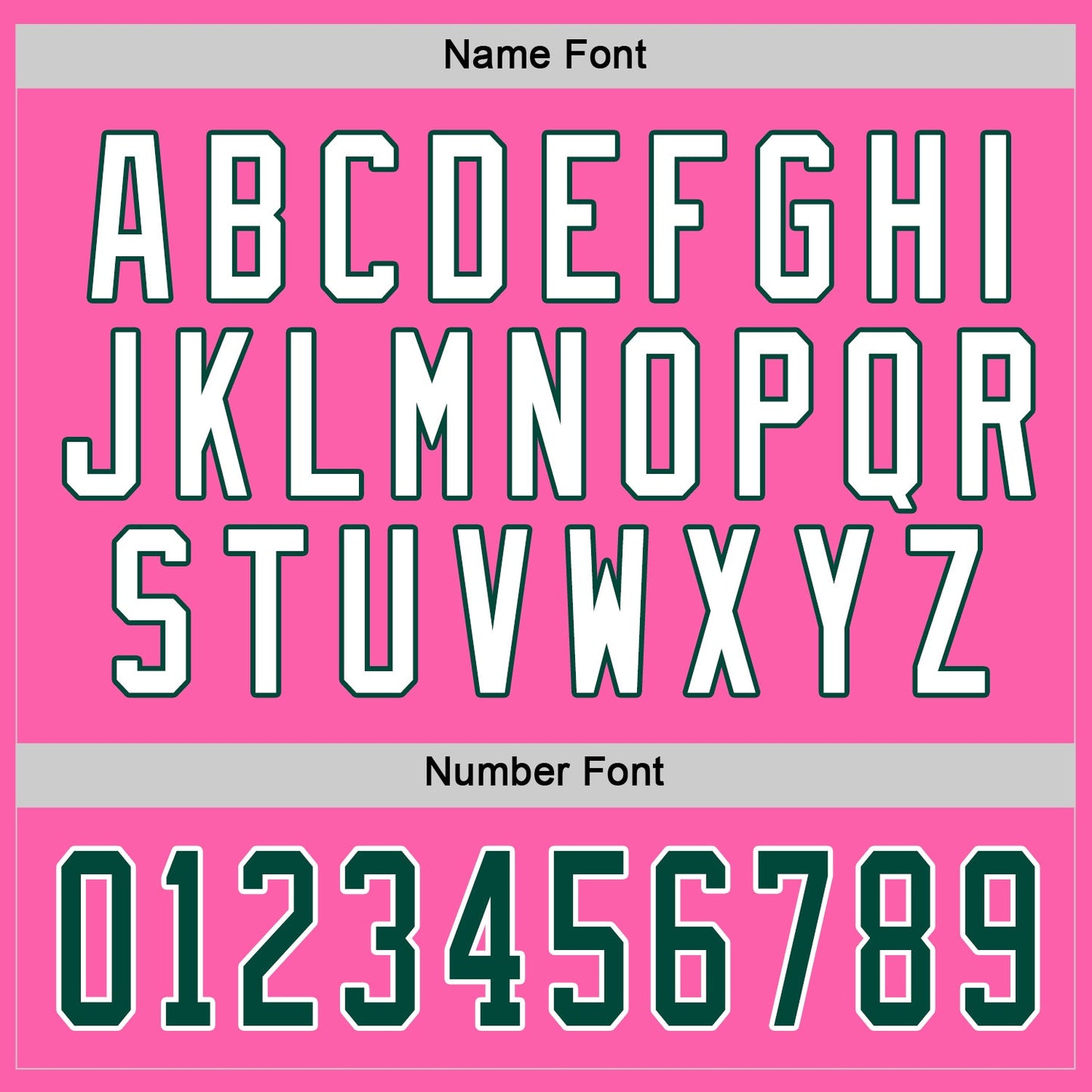 Custom Pink Green-White Hockey Jersey - Sky-Custom
