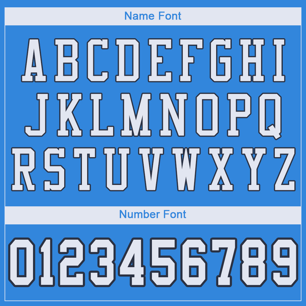 Custom Powder Blue White-Navy Mesh Authentic Football Jersey - Sky-Custom