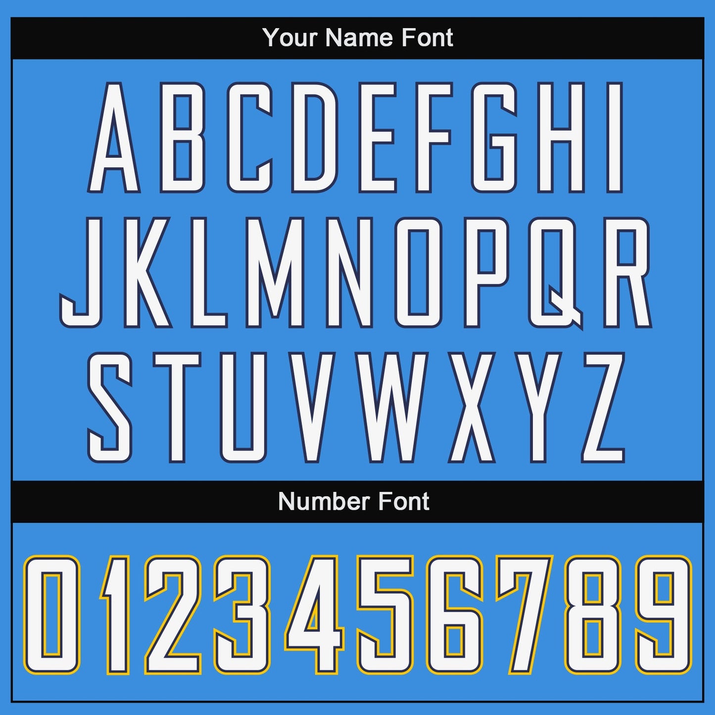 Custom Powder Blue White-Navy Mesh Authentic Throwback Football Jersey - Sky-Custom