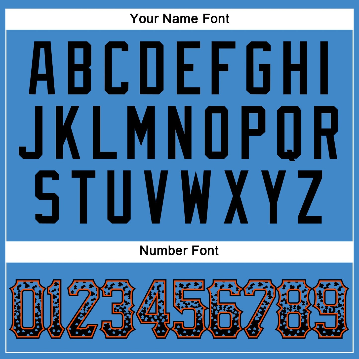 Custom Powder Blue Black-Orange Authentic Drift Fashion Baseball Jersey - Sky-Custom