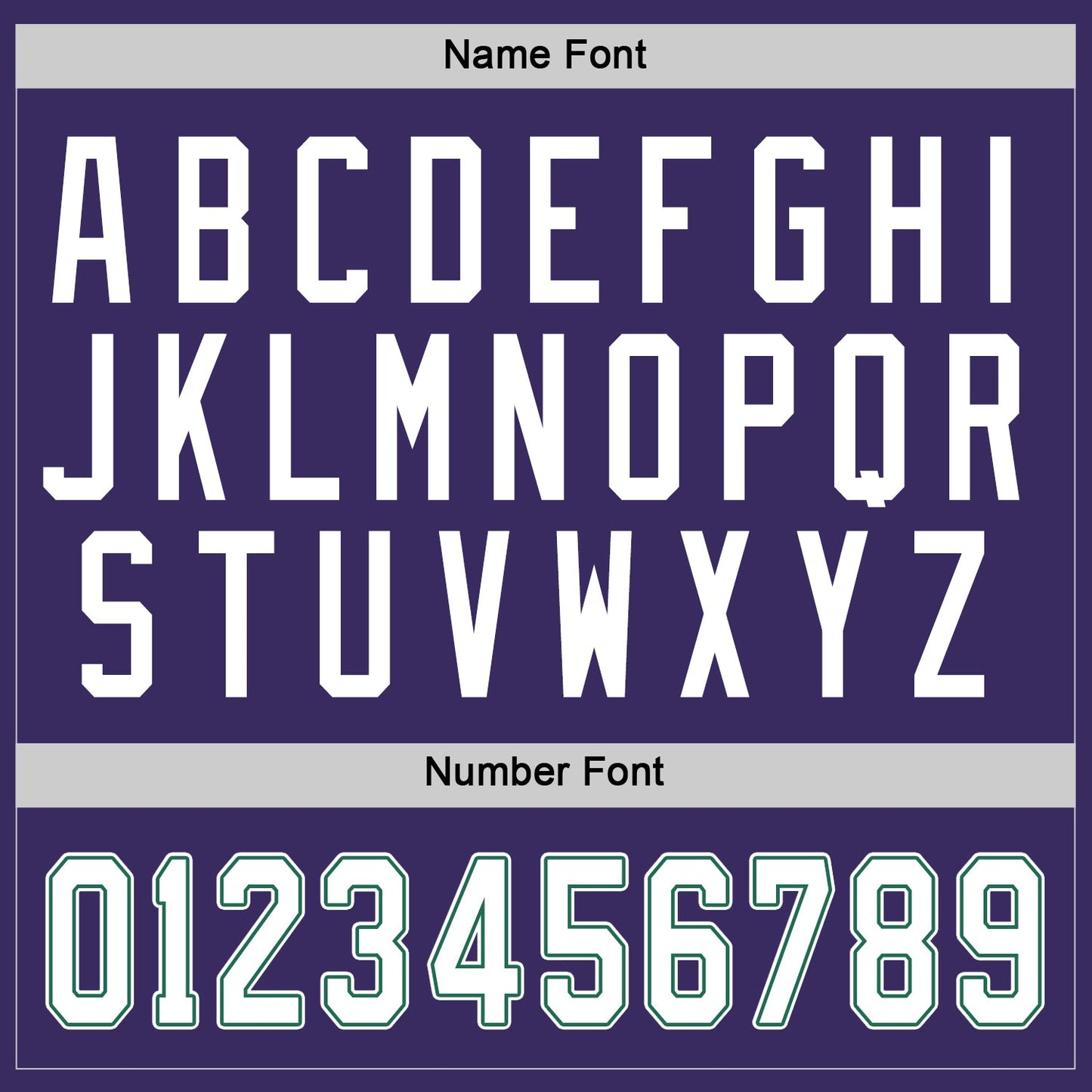 Custom Purple White-Kelly Green Hockey Jersey - Sky-Custom