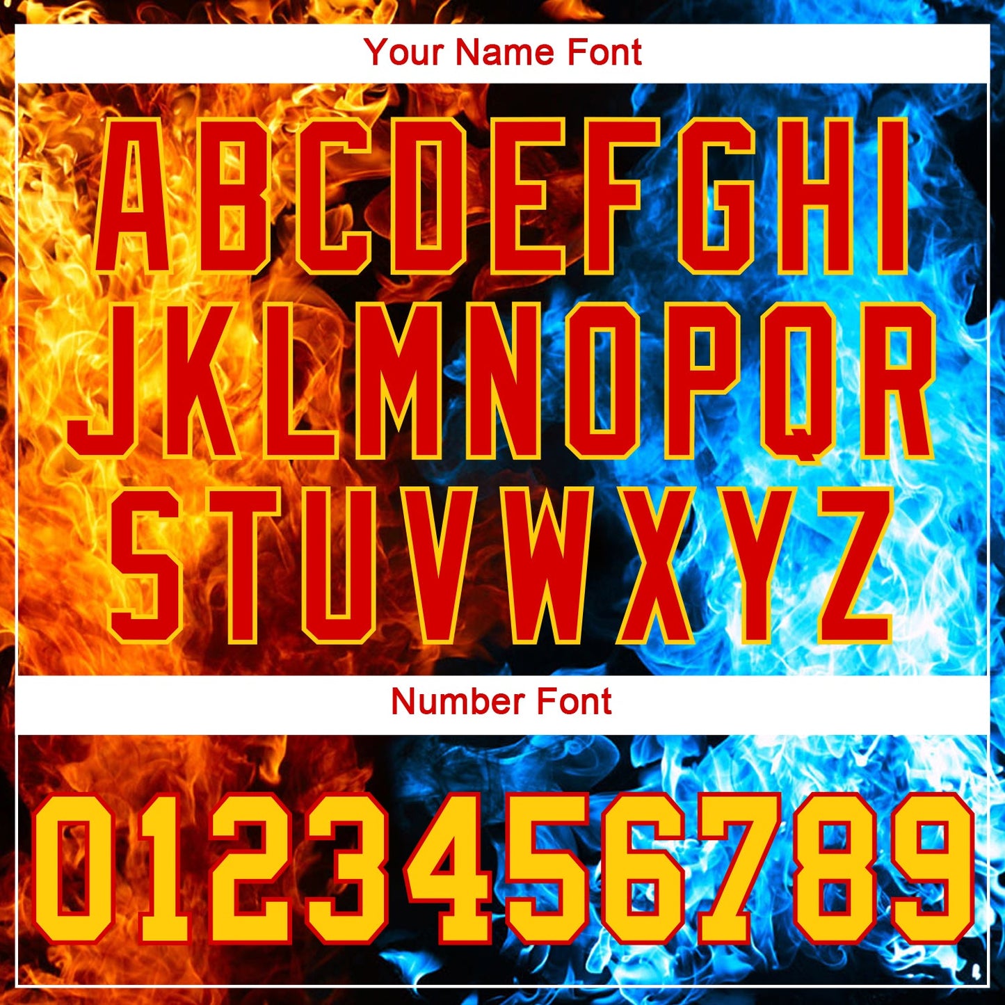 Custom Red Gold 3D Pattern Design Flame Authentic Baseball Jersey - Sky-Custom