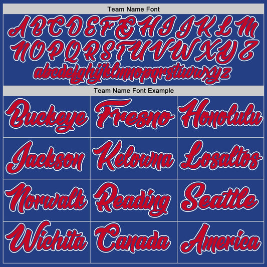 Custom Royal White-Red Authentic Throwback Basketball Jersey - Sky-Custom