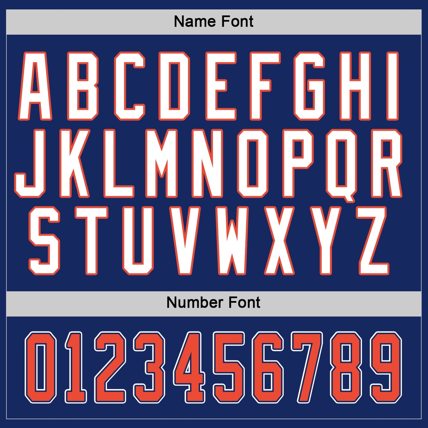 Custom Royal Orange-White Hockey Jersey - Sky-Custom