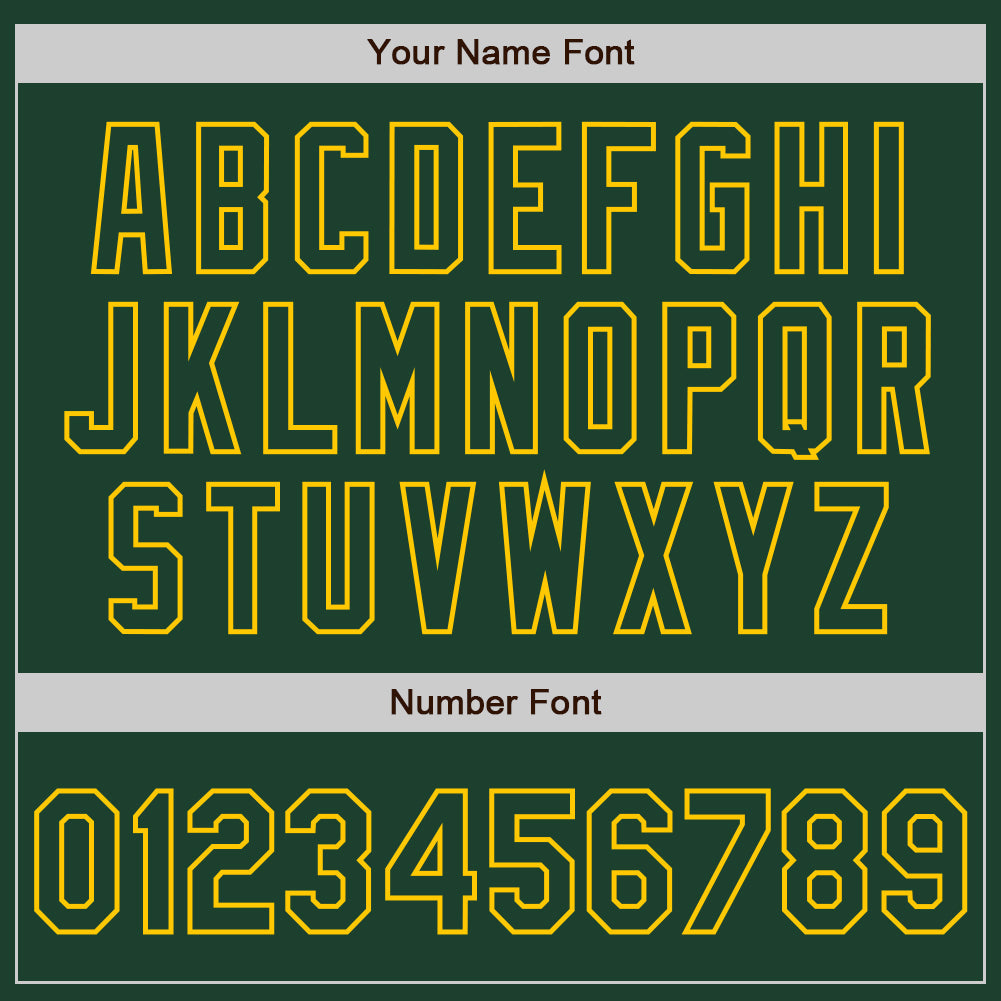 Custom White Green-Gold Authentic Split Fashion Baseball Jersey - Sky-Custom