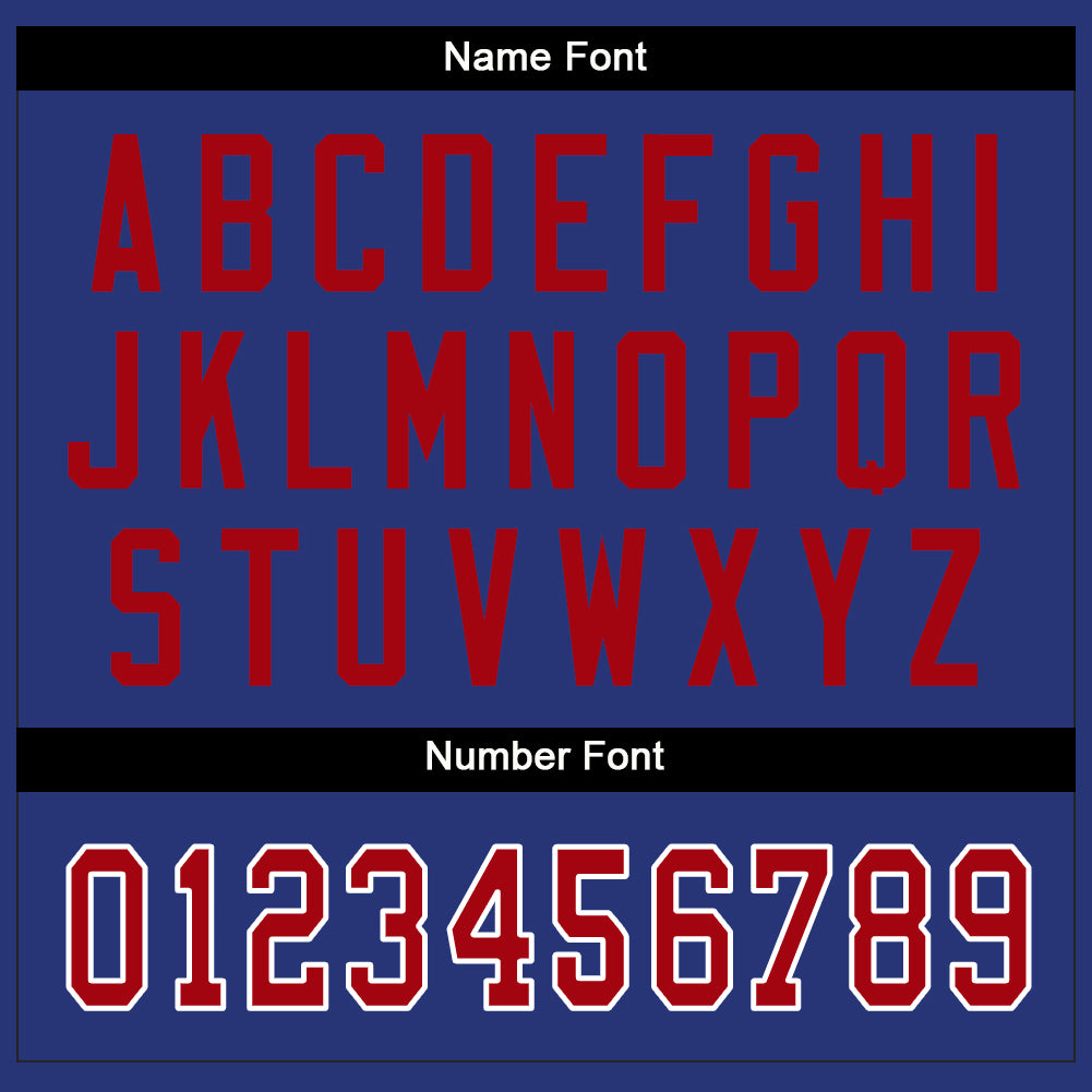 Custom Royal Red-White Mesh Split Fashion Football Jersey - Sky-Custom