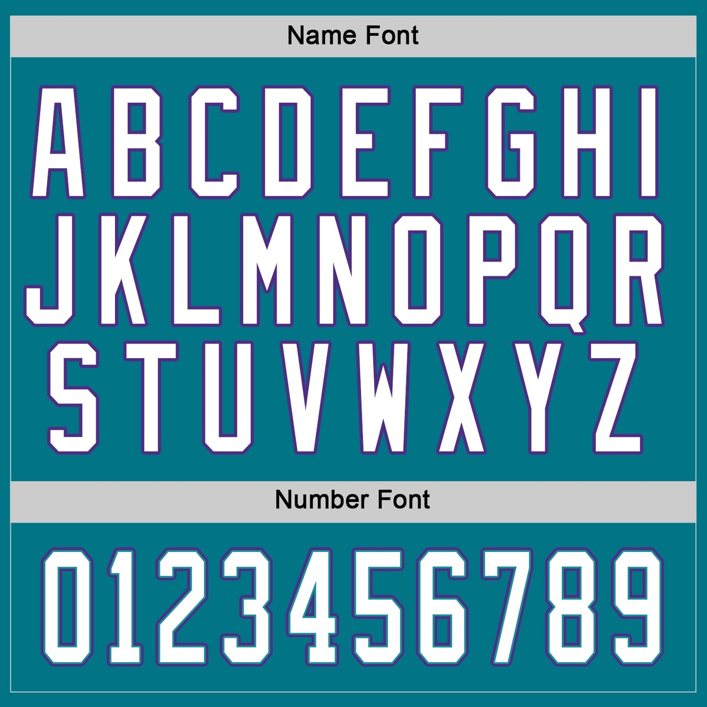 Custom Teal White-Purple Hockey Jersey - Sky-Custom