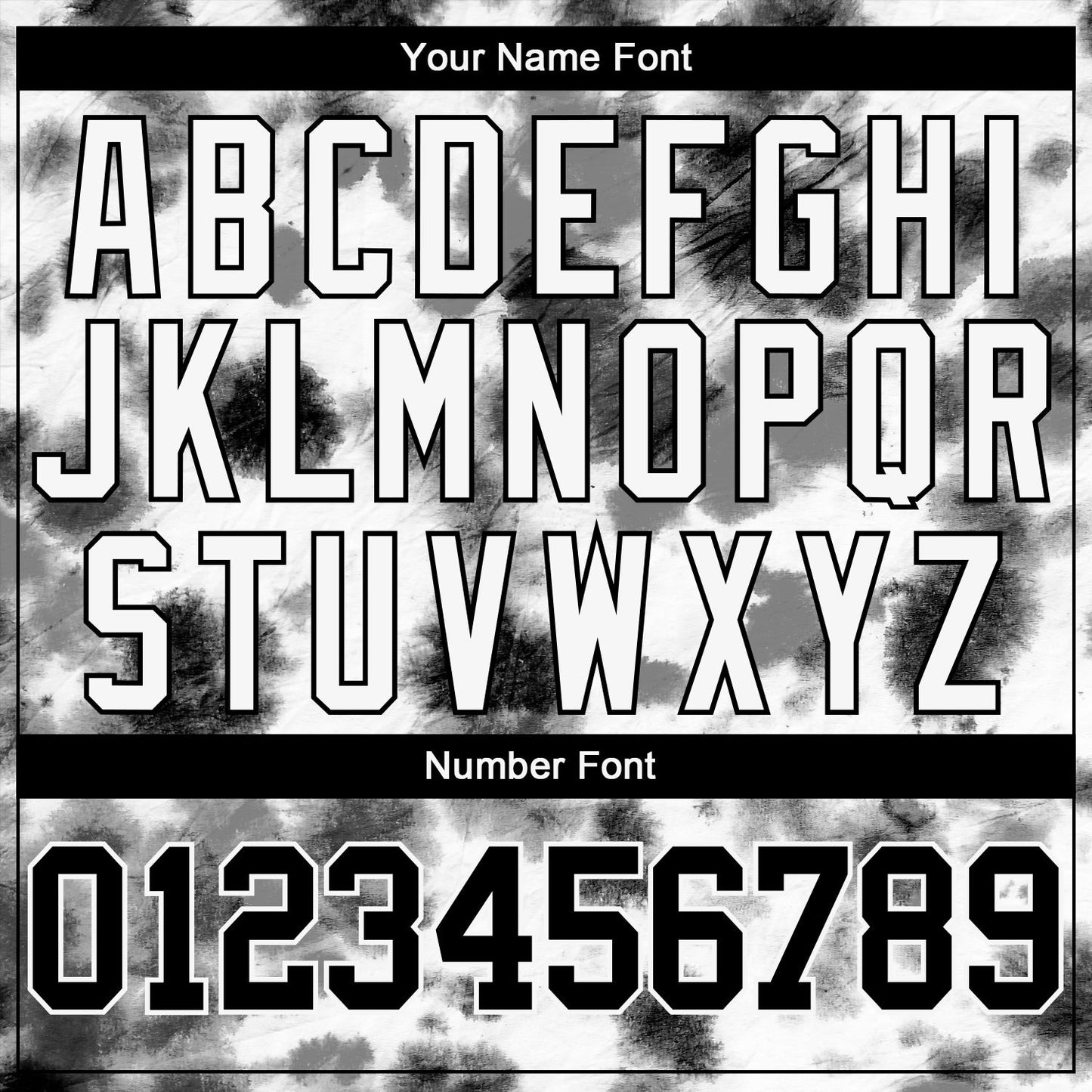 Custom Tie Dye Black-White 3D Steel Authentic Baseball Jersey - Sky-Custom