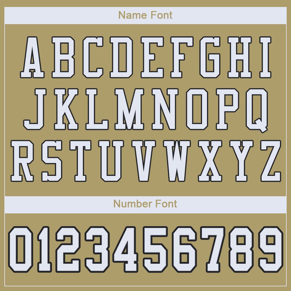 Custom Vegas Gold White-Black Mesh Authentic Football Jersey - Sky-Custom