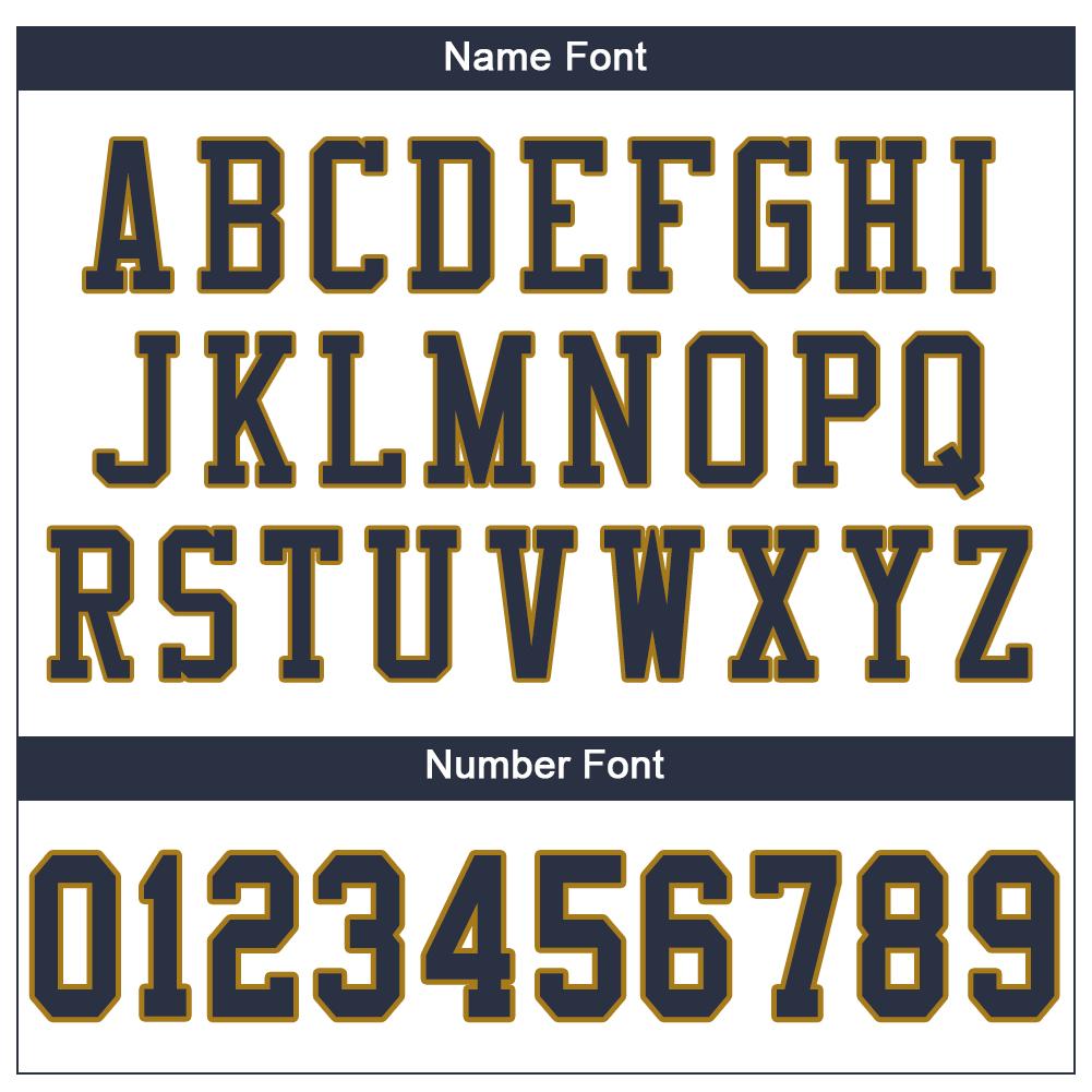 Custom White Navy-Old Gold Mesh Authentic Football Jersey - Sky-Custom