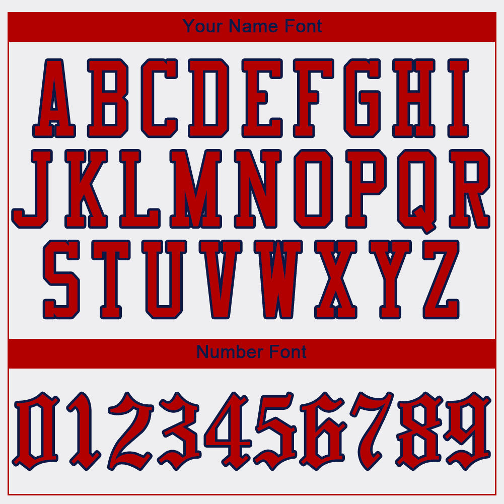 Custom White Red-Navy Authentic Baseball Jersey - Sky-Custom