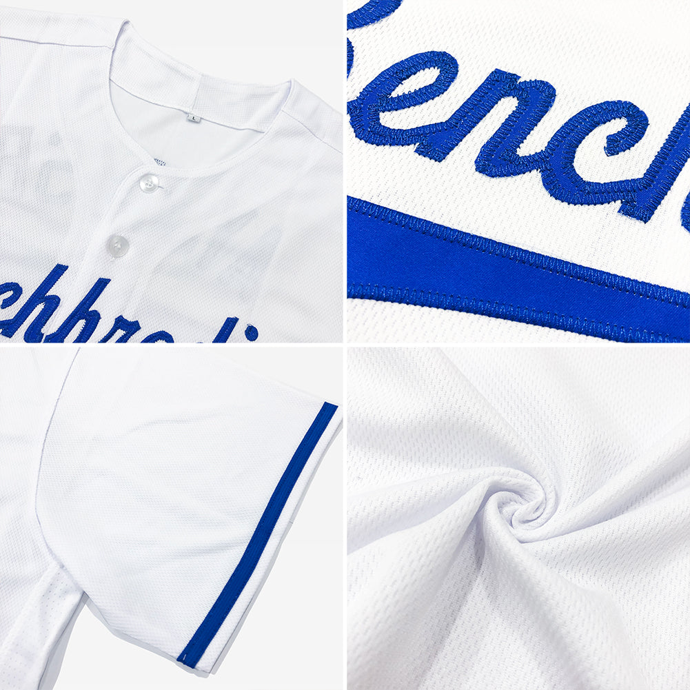 Custom White Kelly Green-Gray Authentic Baseball Jersey - Sky-Custom
