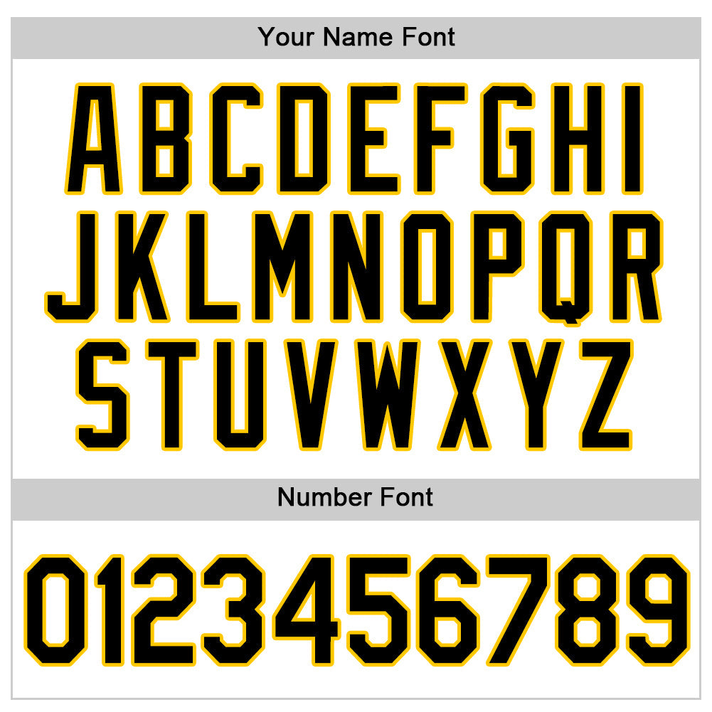 Custom White Black-Gold Authentic Baseball Jersey - Sky-Custom