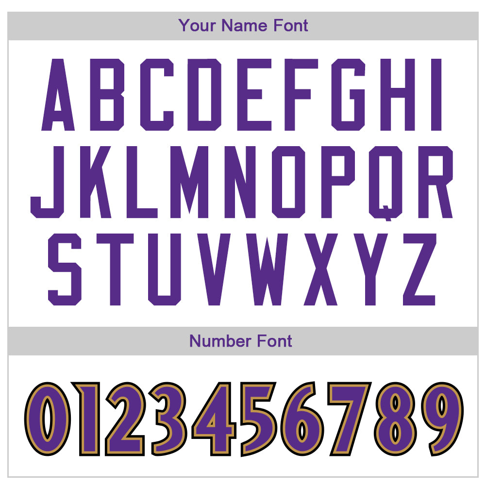 Custom White Purple-Old Gold Authentic Baseball Jersey - Sky-Custom