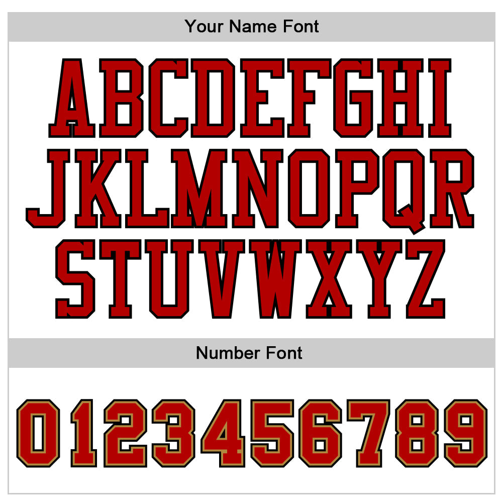 Custom White Red-Old Gold Authentic Baseball Jersey - Sky-Custom