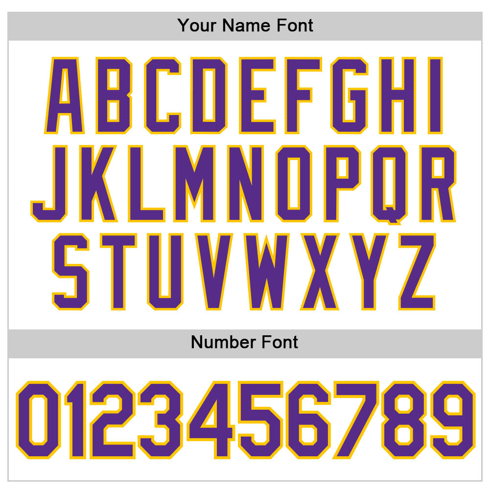 Custom White Purple Pinstripe Purple-Gold Authentic Basketball Jersey - Sky-Custom