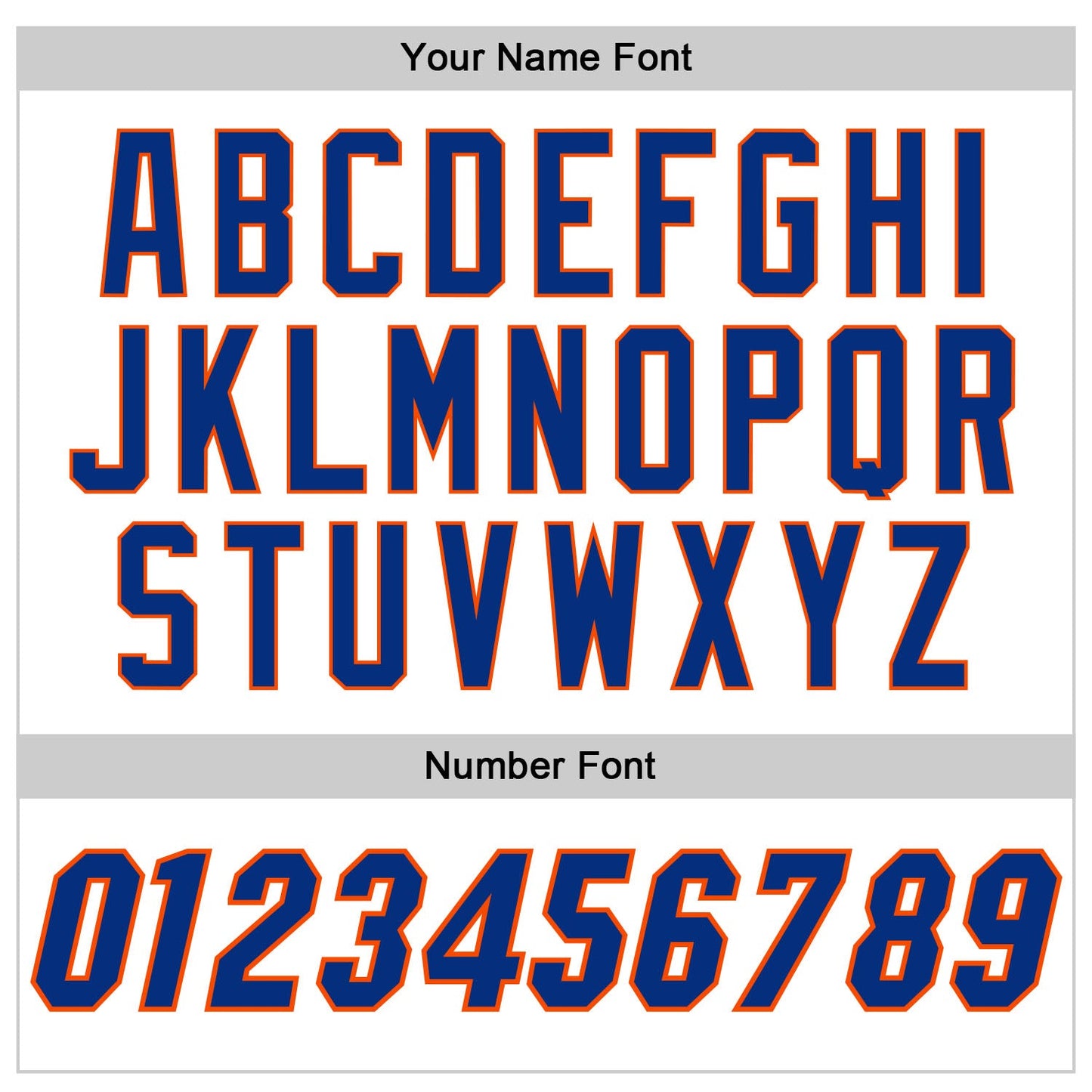 Custom White Royal Pinstripe Royal-Orange Authentic Baseball Jersey - Sky-Custom