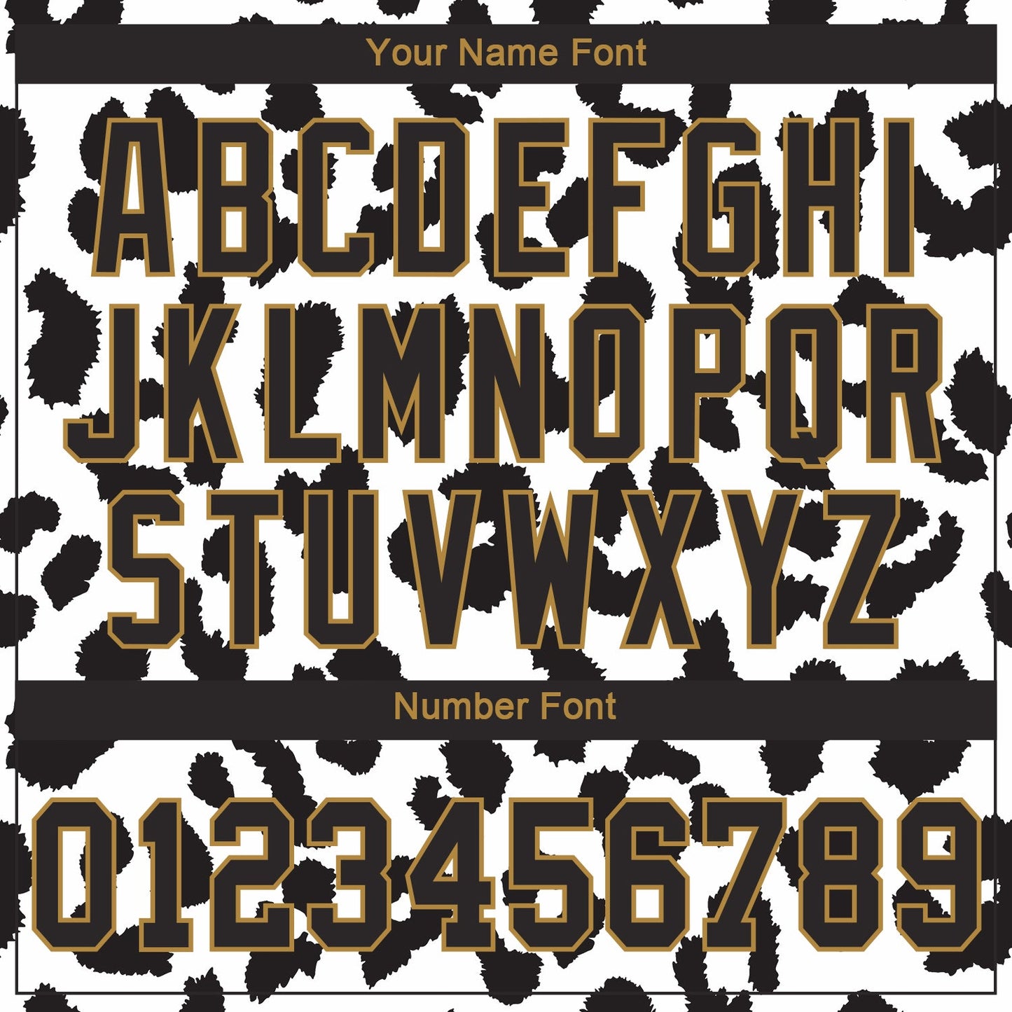 Custom White Black-Old Gold 3D Pattern Design Leopard Authentic Baseball Jersey - Sky-Custom