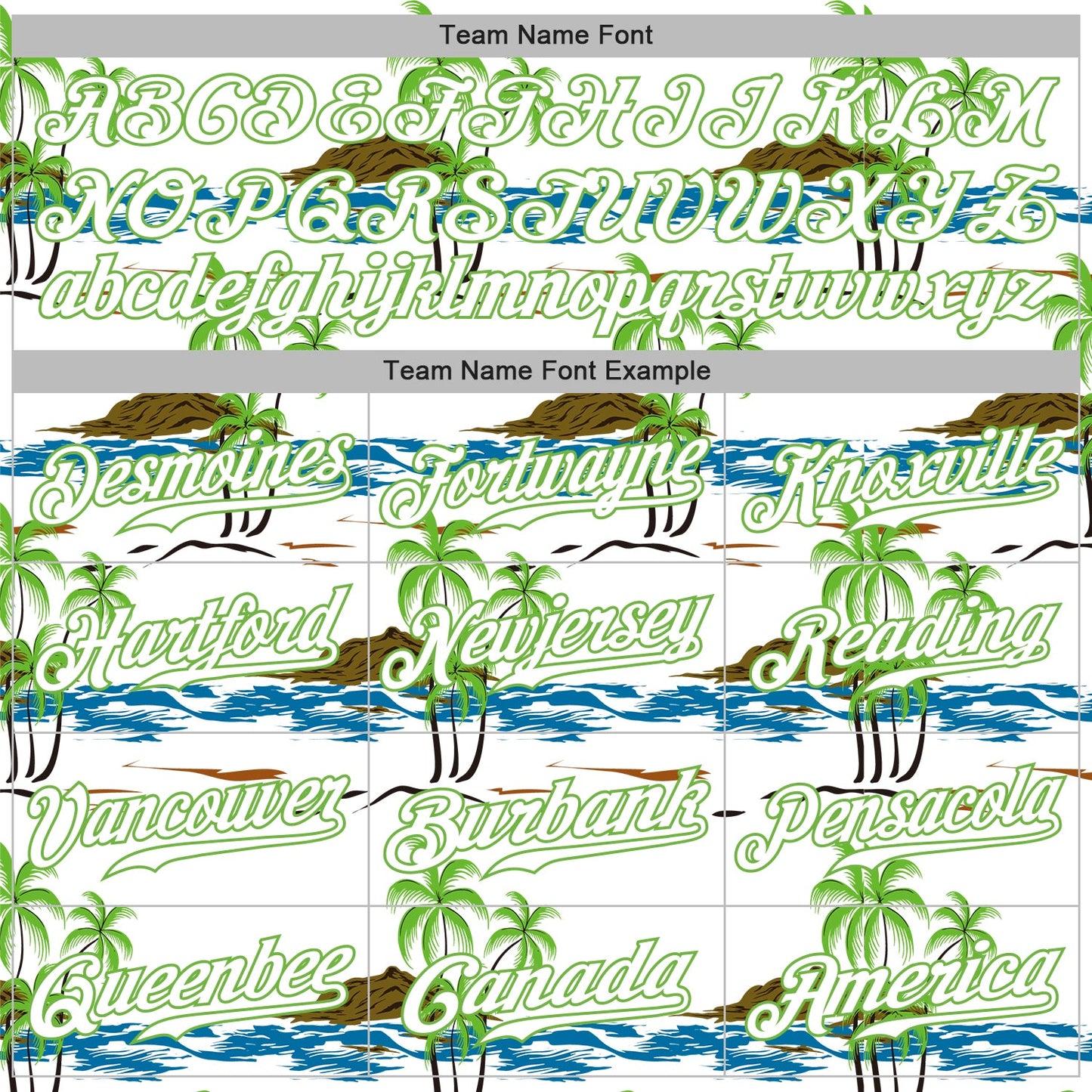 Custom White White-Neon Green 3D Pattern Design Beaches Authentic Baseball Jersey - Sky-Custom