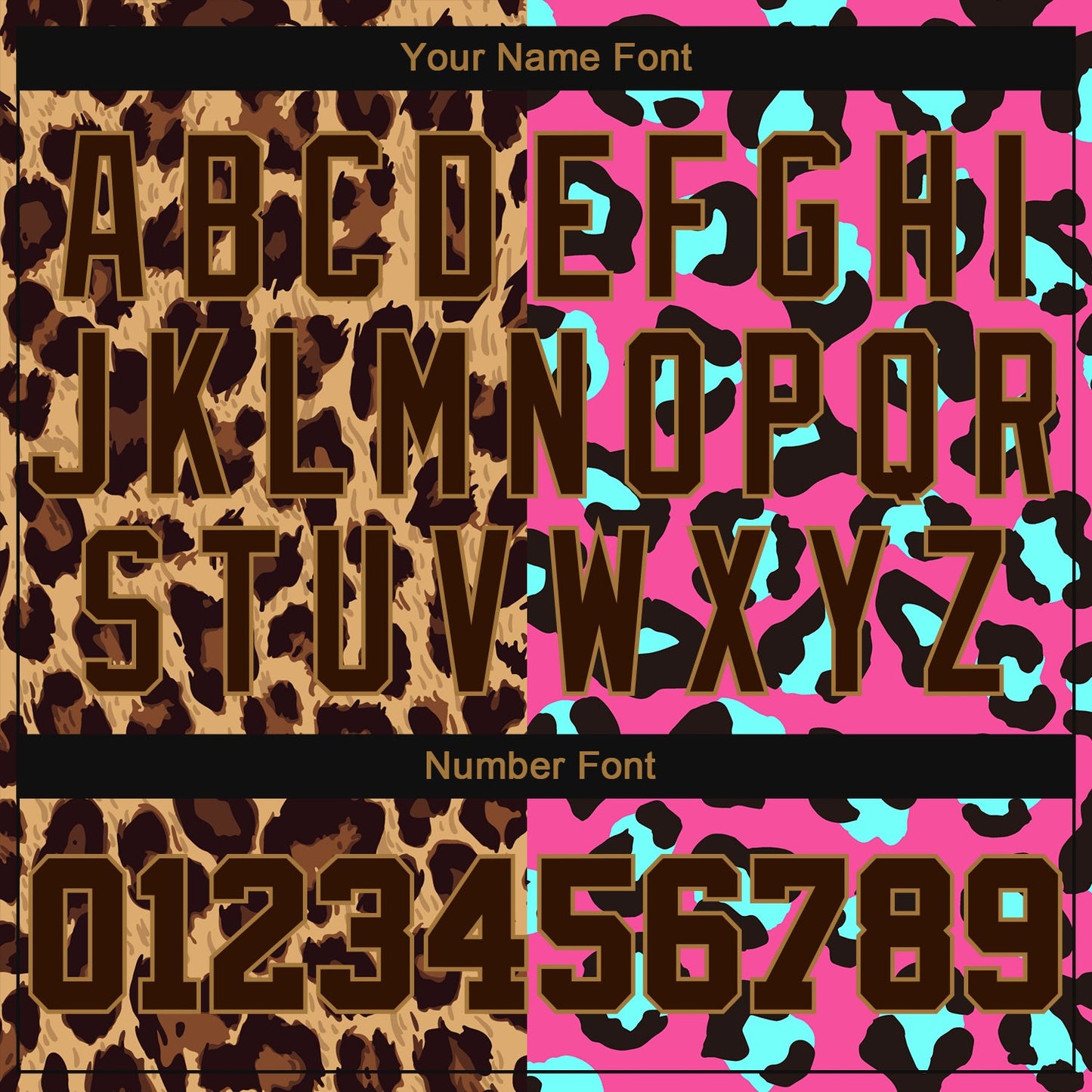 Custom 3D Pattern Design Leopard Authentic Baseball Jersey - Sky-Custom