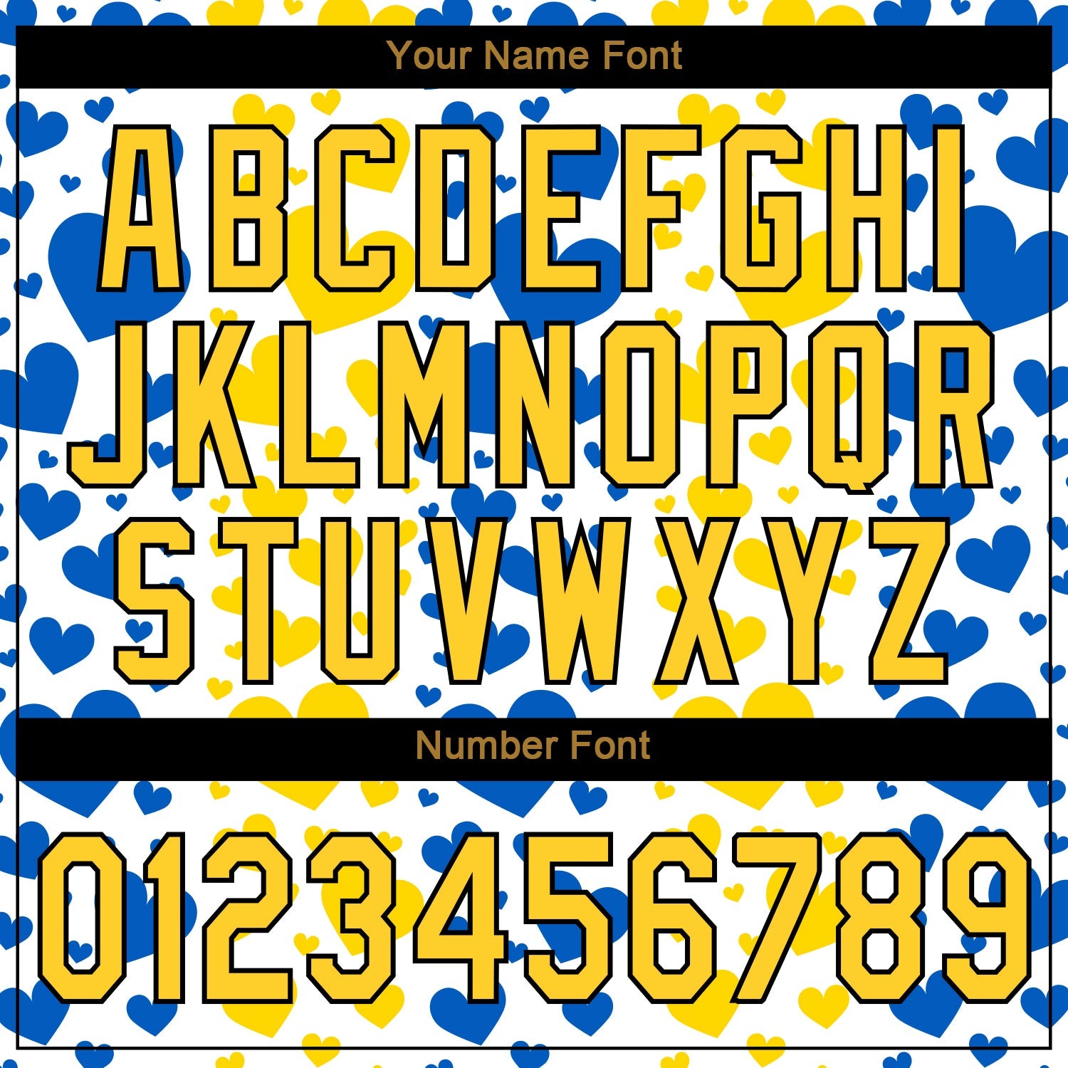 Custom 3D Pattern Design Hearts Painted In The Colors Of The Ukrainian Flag Authentic Baseball Jersey - Sky-Custom